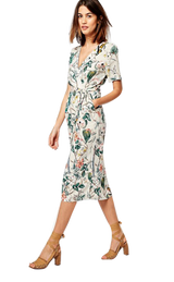 Vestido "Wrap Dress Birds Print" (5203480313991)