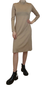 Vestido Lana Camel