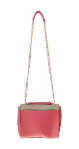 Bandolera Rosada y Beige