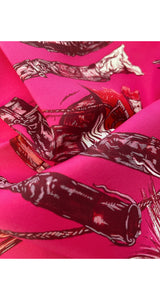 Pañuelo print Fucsia