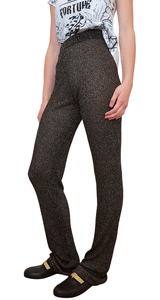 Metallic Thread Knit Trousers