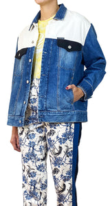 Chaqueta Denim Bicolor