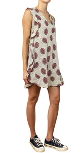 Vestido Beige Lunares