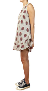 Vestido Beige Lunares