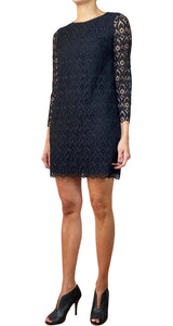 Vestido Negro de Encaje