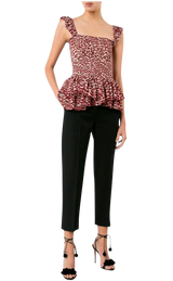 Blusa ''Red Leopard Print'' (5238769057927)