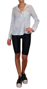 Camisa Lino Gris Claro