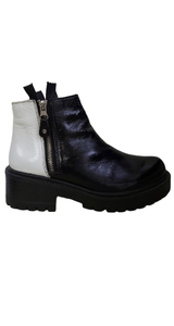 Botines Black / White