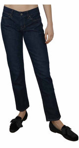 Jeans Real Straight Low Rise Dark Blue