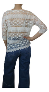 Blusa Encaje Blanca