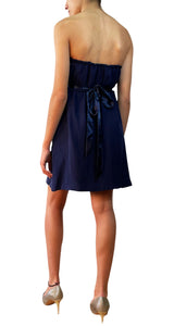 Vestido Plisado y Flores