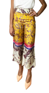 Pantalón Multicolor Hojas