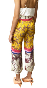 Pantalón Multicolor Hojas