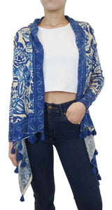 Sweater Asimétrico Azul