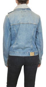 Chaqueta Denim with Wool Underlayer