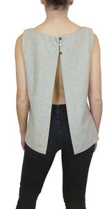 Blusa de Paño con Cierres