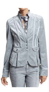 Chaqueta Velvet Miltary Gris