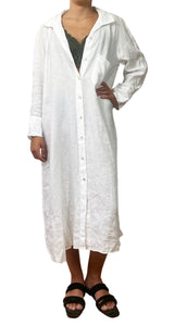 Vestido Camisero Blanco