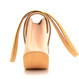 Cartera "Biscayne Bay PM Beige Vernis Leather Shoulder Bag" (5173479047303)