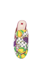Fruit Print Mules
