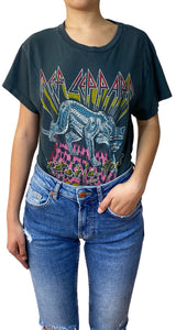 Polera Gris Diseño Rock