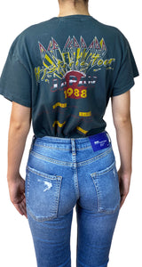 Polera Gris Diseño Rock