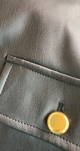 Chaqueta Cuero Negro