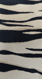 Zebra Jacquard Pencil Skirt