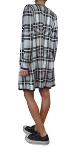 Cardiga Check Blanco y Negro