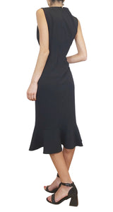 Vestido Volantes Negro