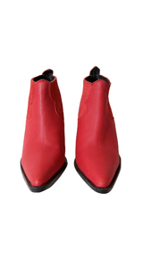 Botines Melisa Rojo