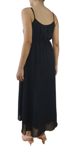 Vestido Maxi Velo Negro