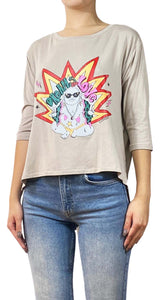 Polera Buda Asimétrica Beige