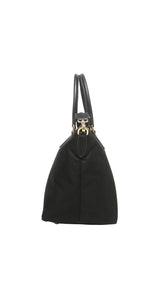 Cartera Tessuto Saffiano Negro