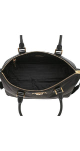 Cartera Tessuto Saffiano Negro