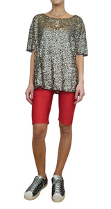 Blusa Oversize Lentejuelas Dorado