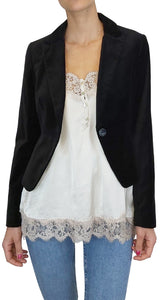 Blazer Velvet Negro