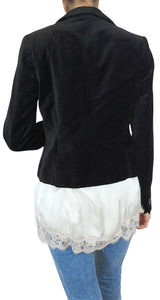 Blazer Velvet Negro