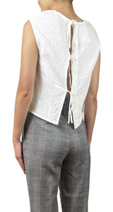 Blusa Lino Sin Mangas