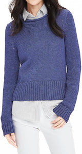 Sweater Azul Metálico