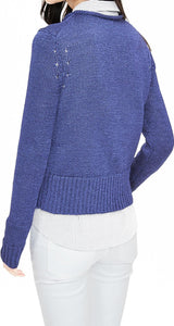 Sweater Azul Metálico