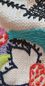 Cardigan Estrellas Bordado Beige