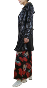 Abrigo Lentejuelas Negro