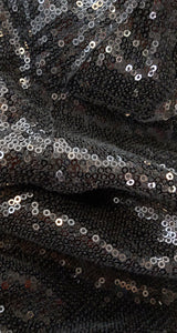 Abrigo Lentejuelas Negro