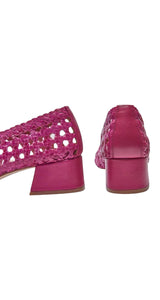 Bailarinas Taissa Plum Leather Morado