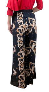 Pantalón Estampado Beige