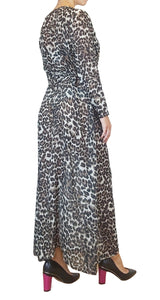 Vestido Maxi Animal Print