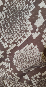 Pantalón Tiro Alto Pitón Café