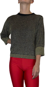 Sweater Fibras Metalizadas Dorado