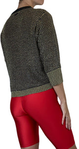 Sweater Fibras Metalizadas Dorado